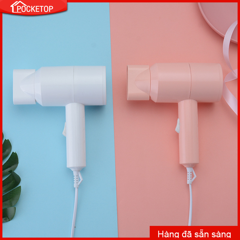 Máy sấy tóc mini POCKETOP tạo ion âm cho nhà ở kí túc xá khách sạn