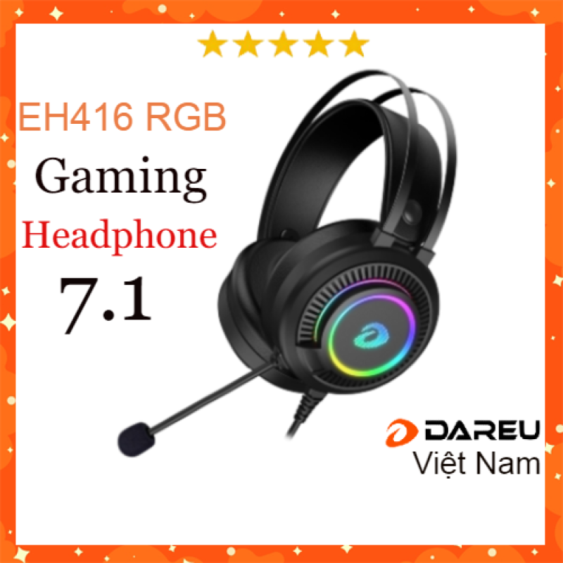 Bảng giá Tai nghe gaming Dareu EH416 RGB giả Lập 7.1 cổng USB- Mai Hoàng Phân Phối Phong Vũ