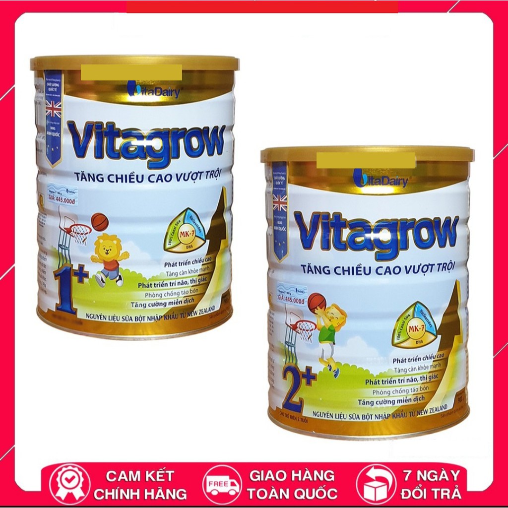 Vitagrow 1+ 900g Height Increasing Milk (for Children 1-2 Years Old)