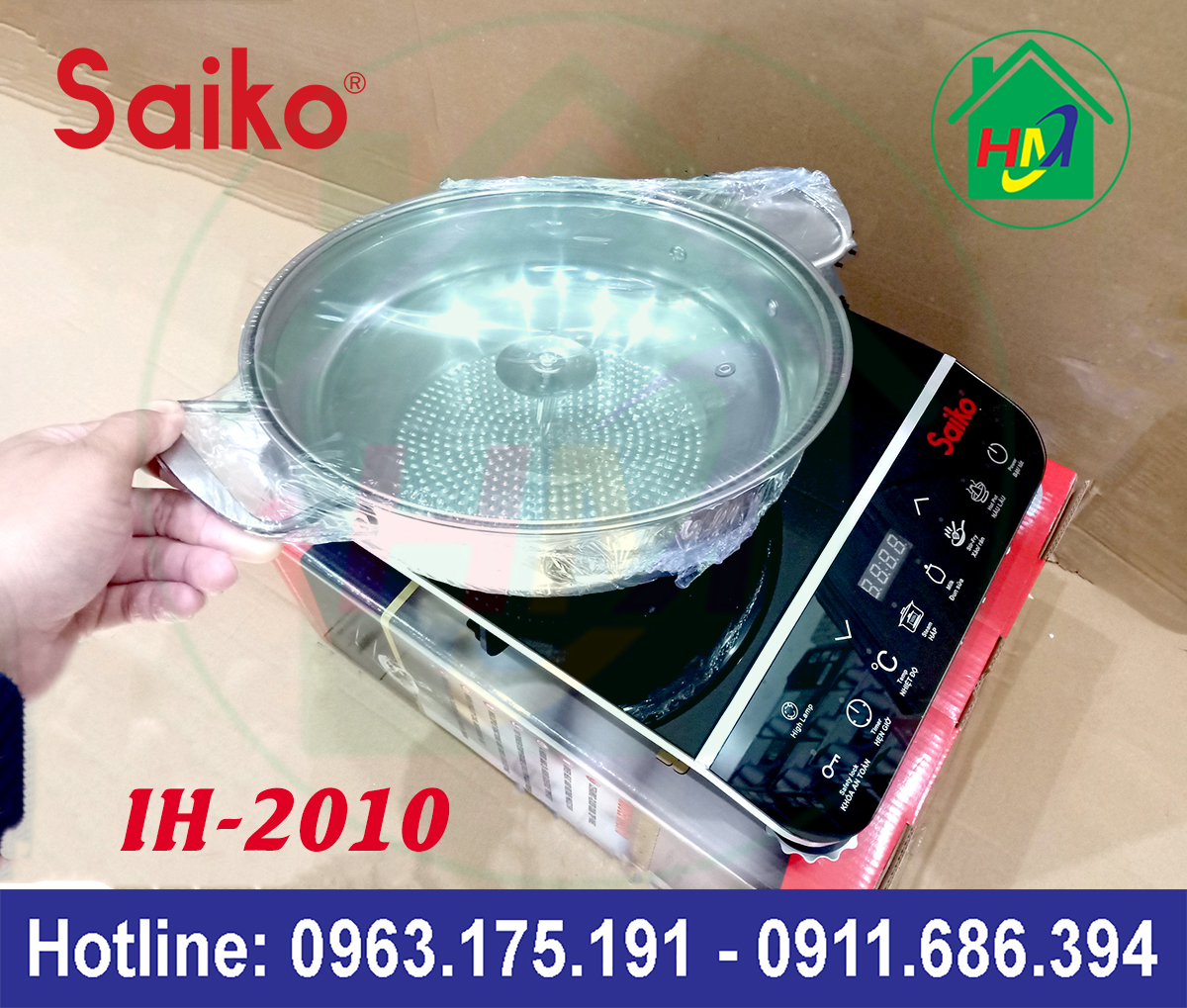Bếp Điện Từ Cảm Ứng Saiko IH-2010