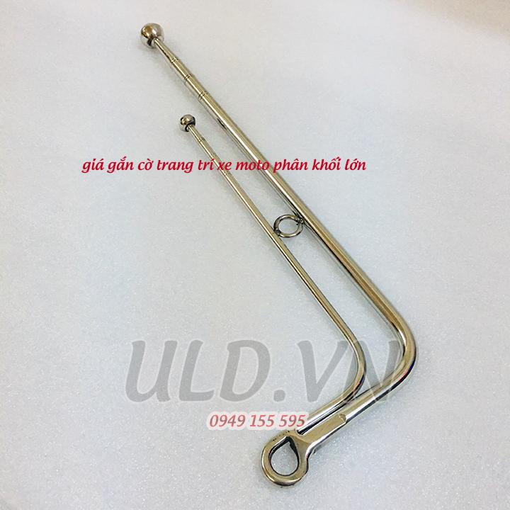 [HCM]giá gắn cờ xe moto inox 304