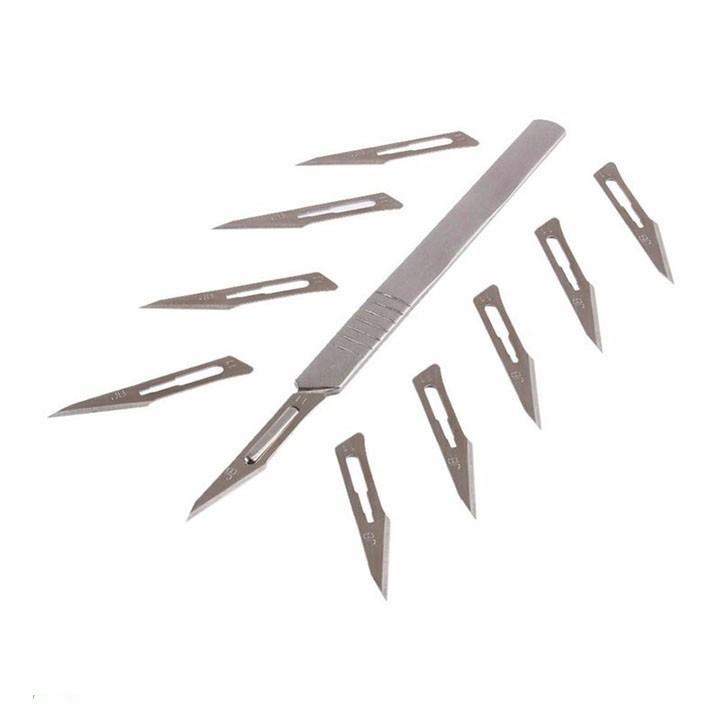 Hộp 100 Lưỡi dao mổ KIATO (tặng 1 cán dao mổ)