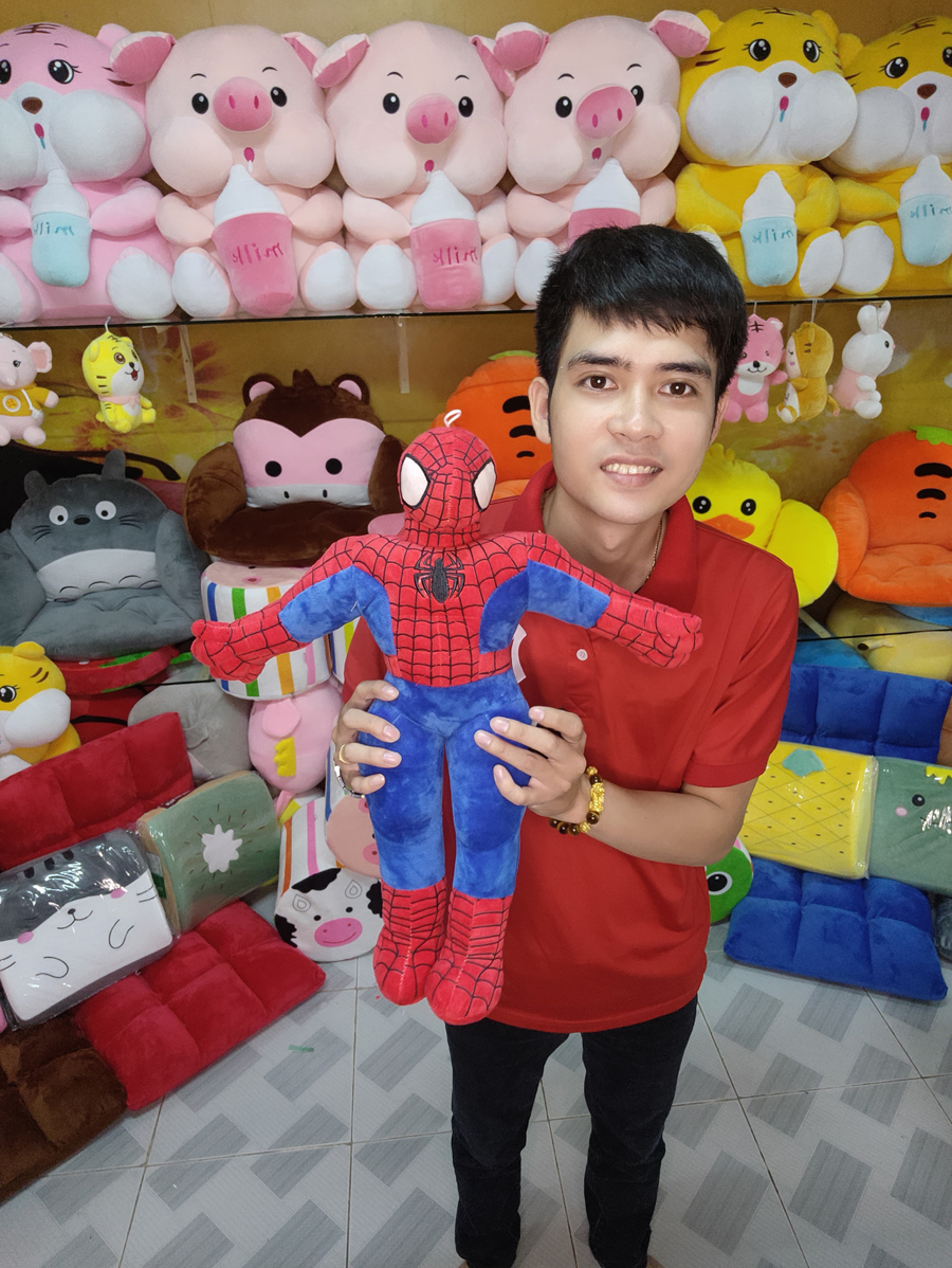 Gấu Bông Người Nhện Quà Tặng Cho Bé