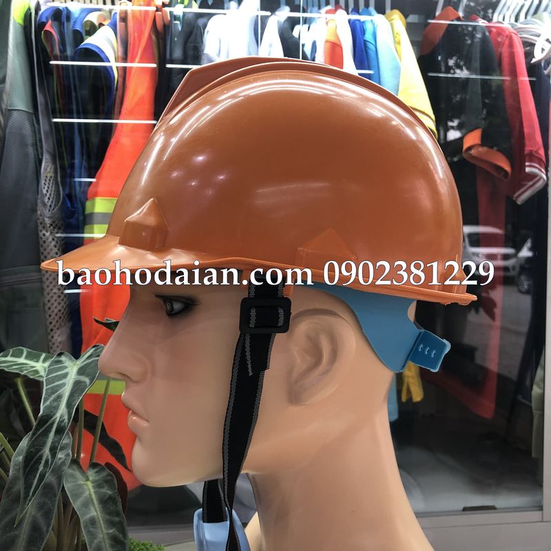Nón bảo hộ công nhân đuôi gài N004