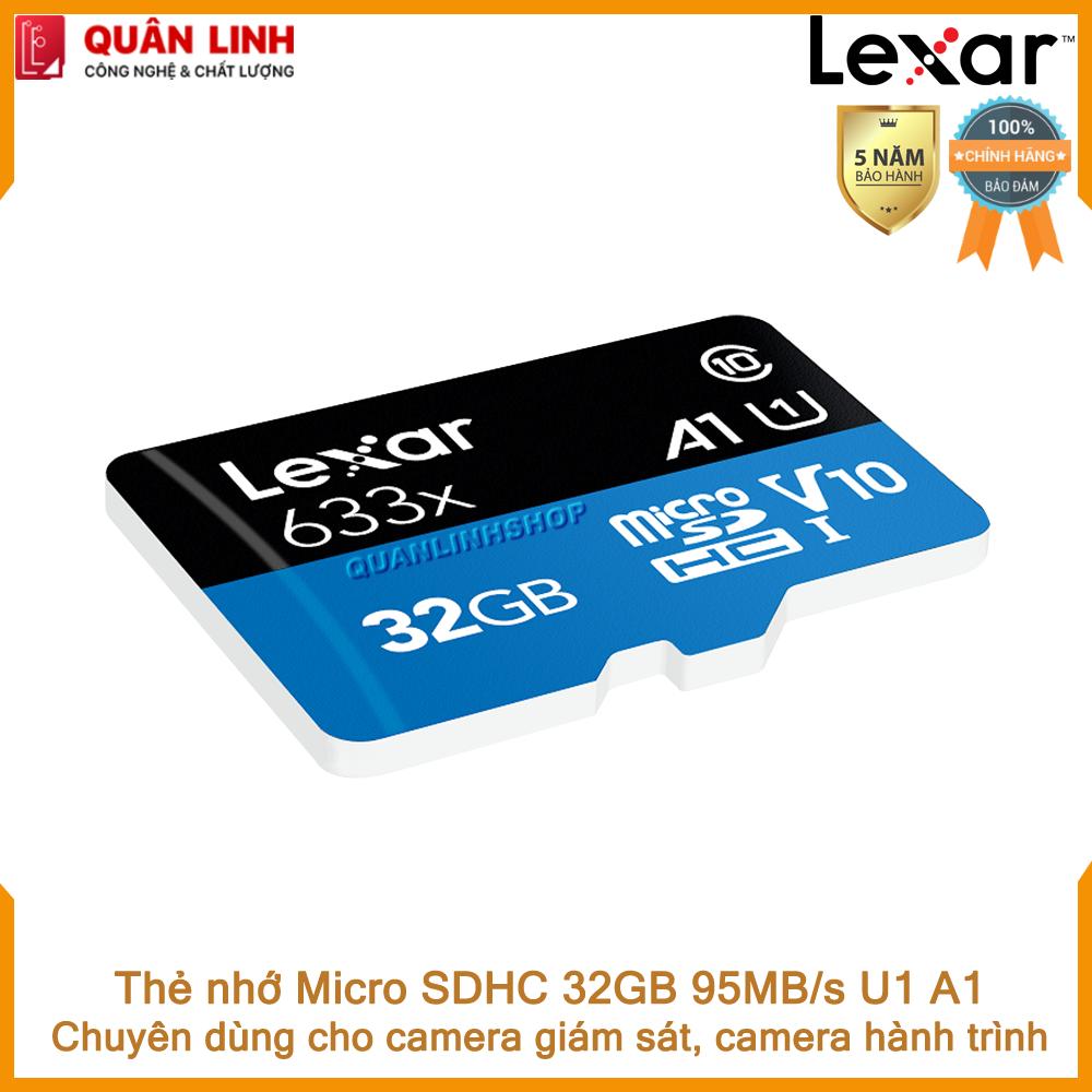 Thẻ nhớ Micro SD 32GB 95MB/s A1 V10 U1 Lexar