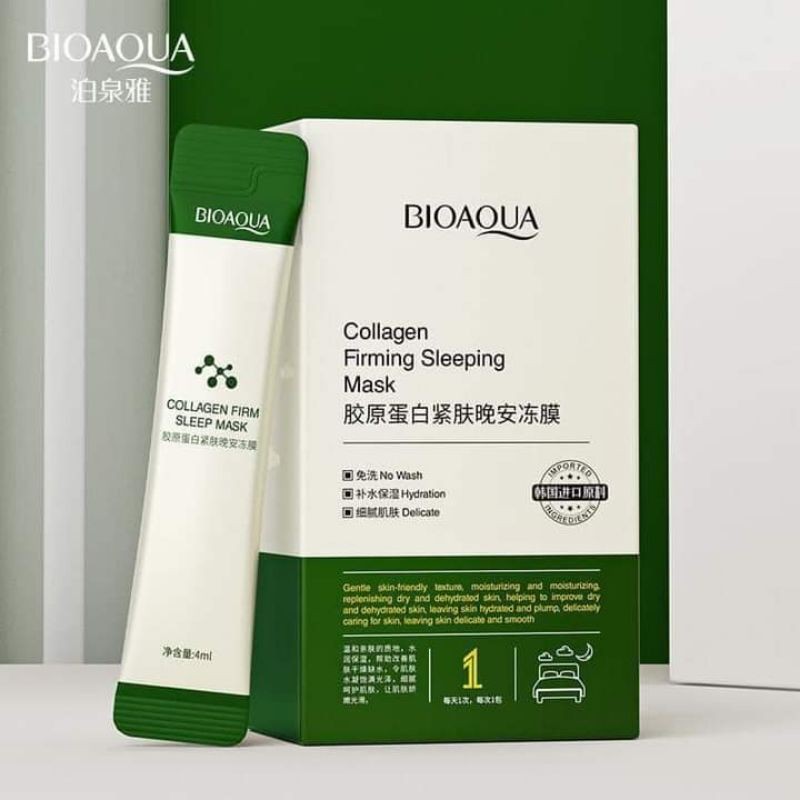 Mặt nạ ngủ dạng thạch Bioaqua 4ml hàng nội địa Trung [1 GÓI NHỎ]