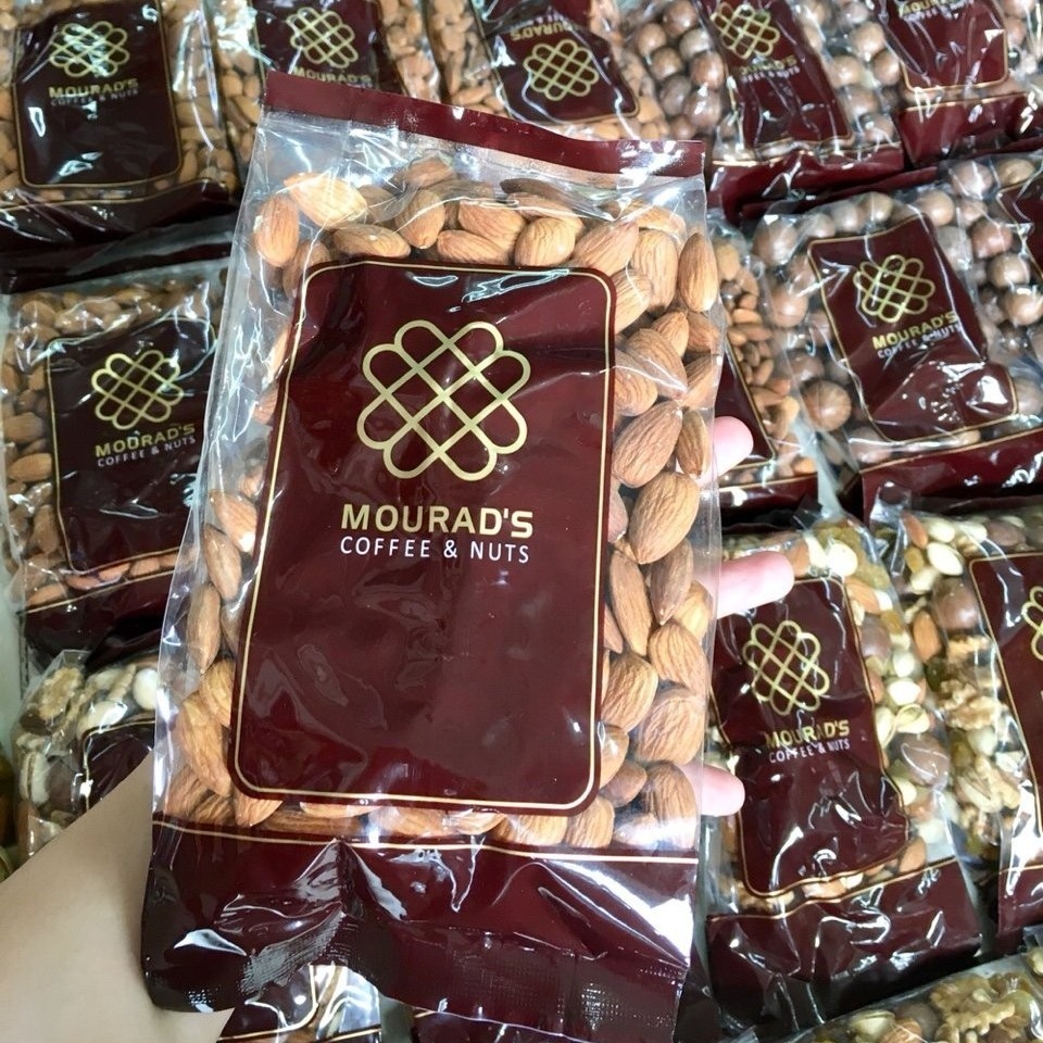 Bịch 500gr Hạt Hạnh Nhân Mourad's Úc - Date T1/2025
