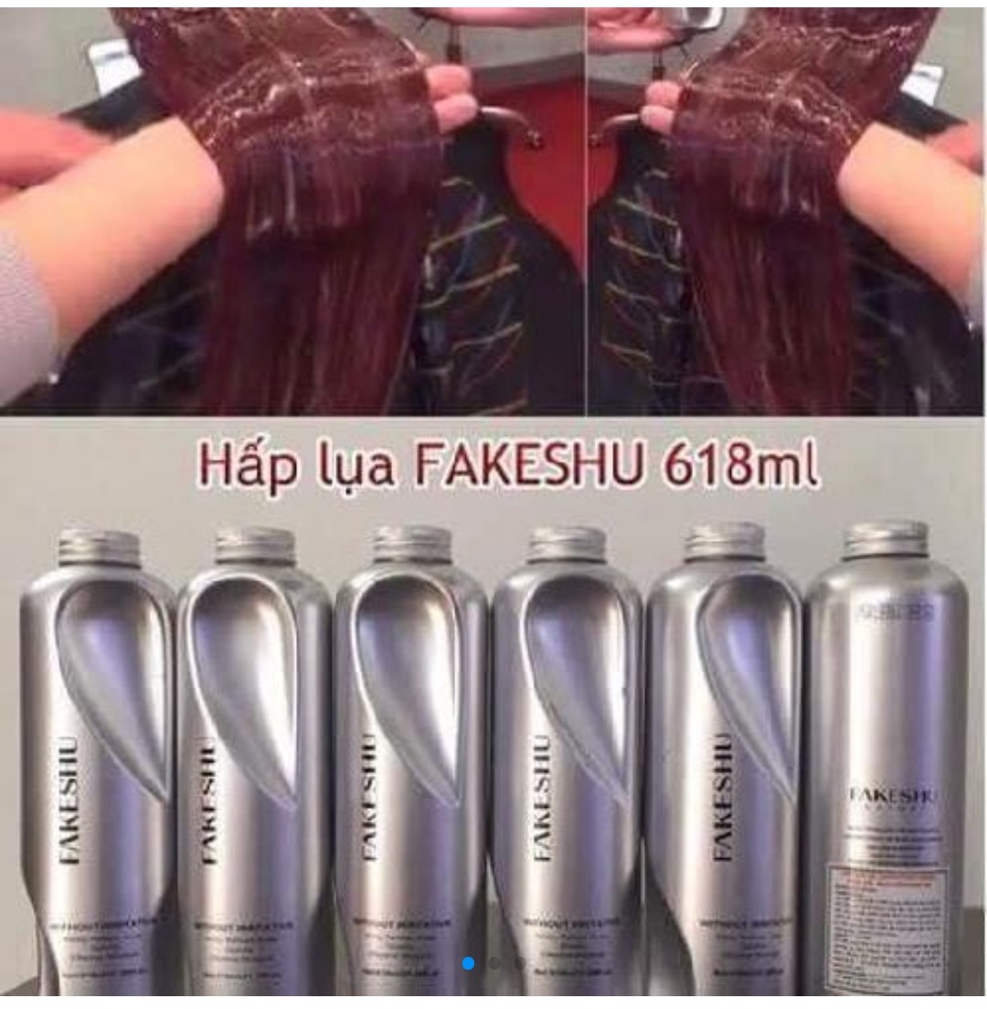 Hấp phủ lụa tơ tằm phục hồi tóc Fakeshu