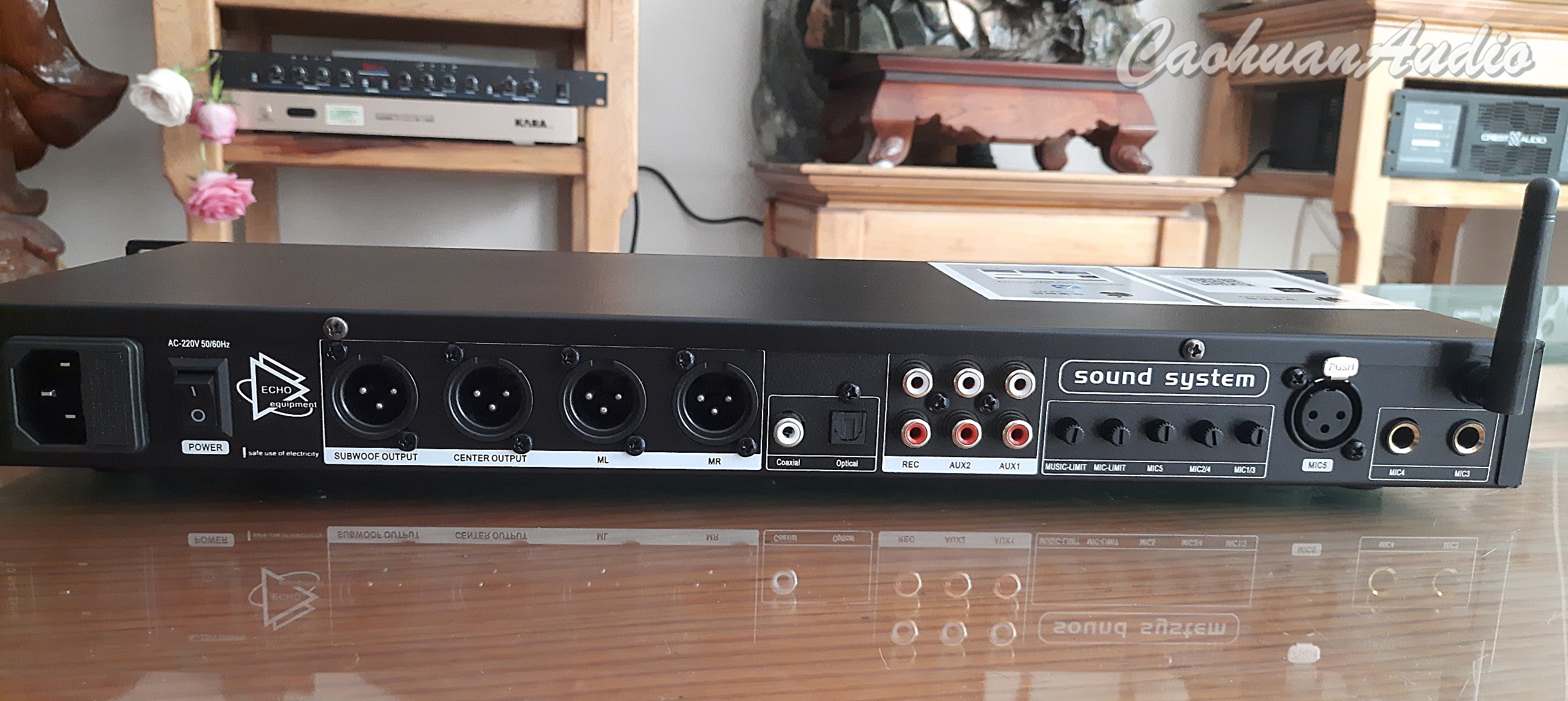 Vang cơ + số DAK118 (echo+reverb)