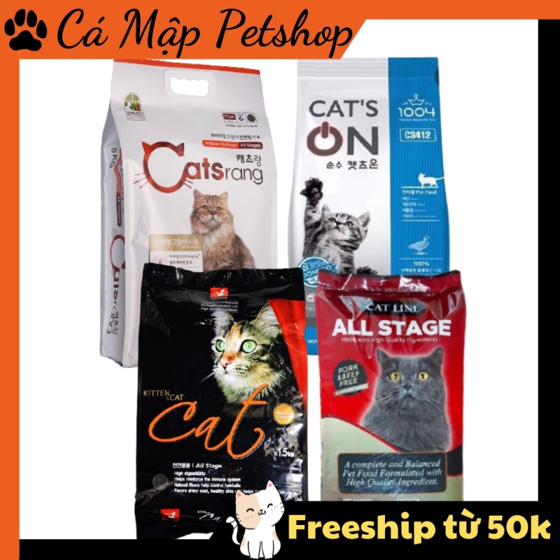 Hạt cho mèo CATSRANG - CATEYE - CATSON | Thức ăn hạt khô dinh dưỡng cho mèo