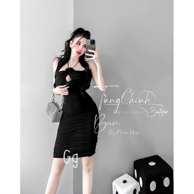 ĐẦM HAI MAXI DÂY XẺ TÀ KHOÉT EO l0987