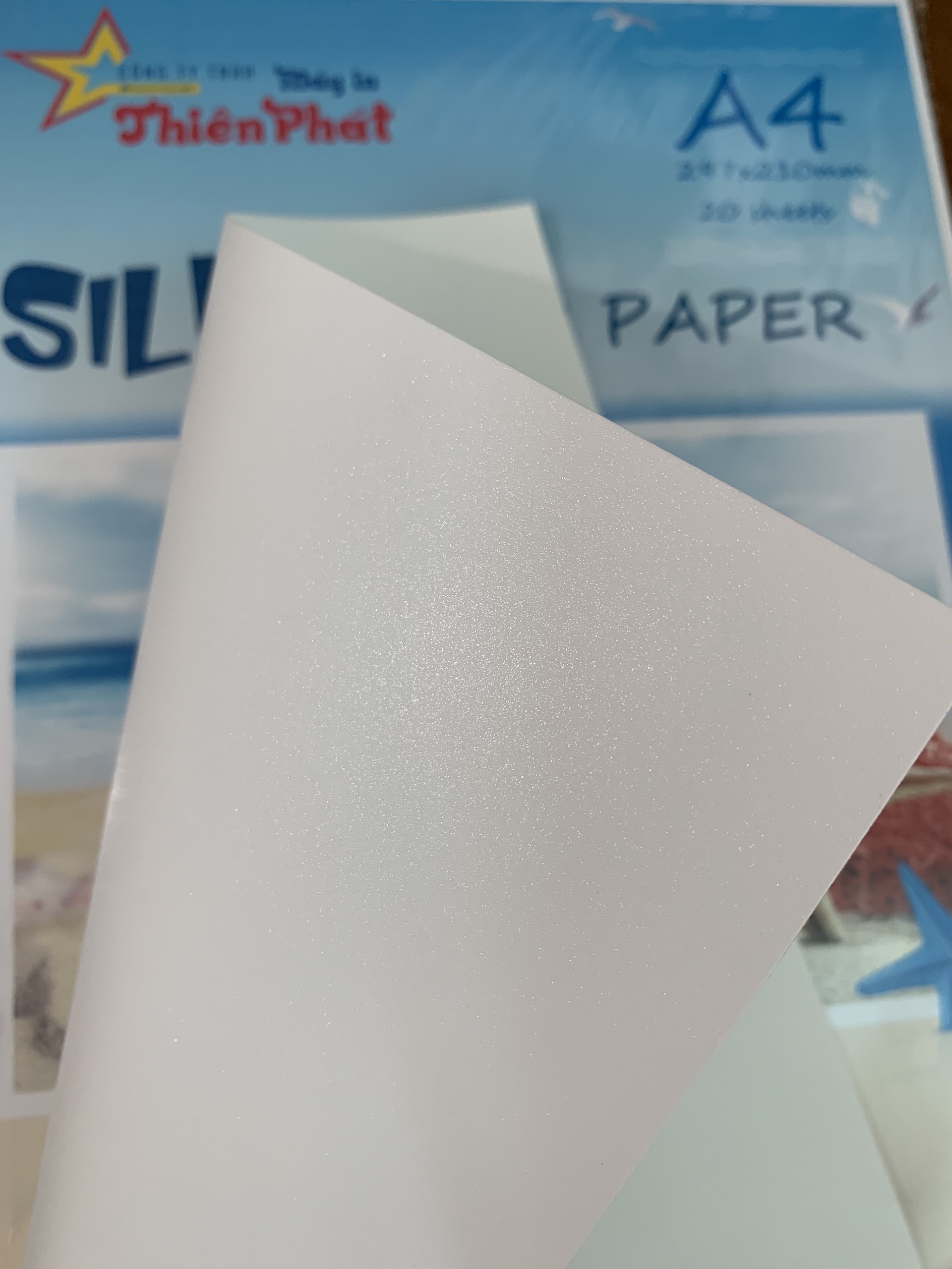 GIẤY IN ẢNH RC LỤA KHỔ A4- ĐL 260GSM