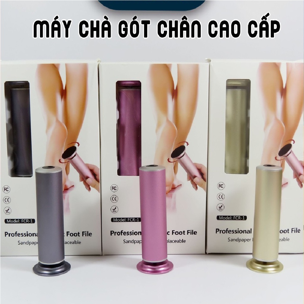 Máy Chà gót chân chuyên dụng tiệm nail (tặng kèm 60 miếng chà)