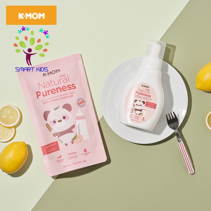 NƯỚC RỬA BÌNH & RAU QUẢ HỮU CƠ K-MOM HÀN QUỐC