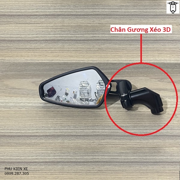 Chân Gương Xéo 3D Cho Các Dòng Xe