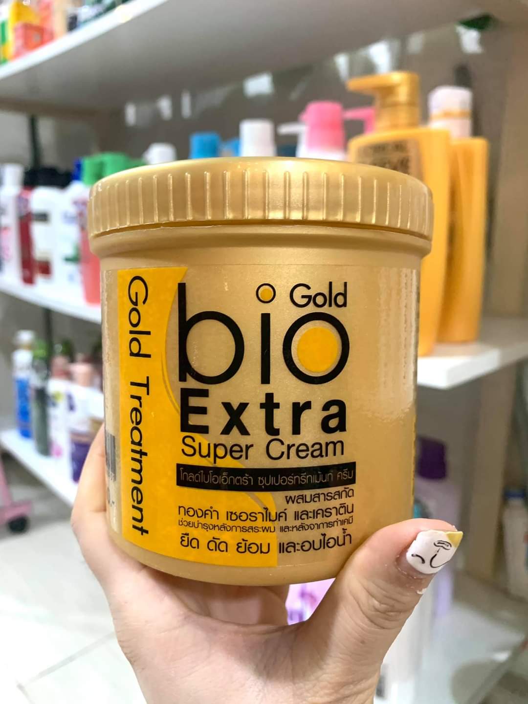 KEM Ủ TÓC BIO GOLD EXTRA SUPER CREAM SIÊU MƯỢT 500ML