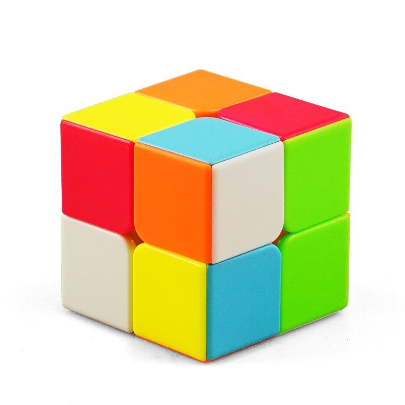 Rubik 2x2 không viền đồ chơi rubic 2 tầng xoay mợt chất lượng bền đẹp