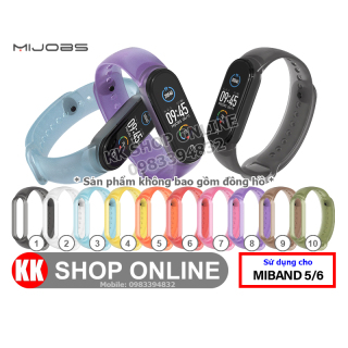 Dây đeo miband MIJOBS trong suốt chính hãng thay thế cho Xiaomi Miband 5 thumbnail