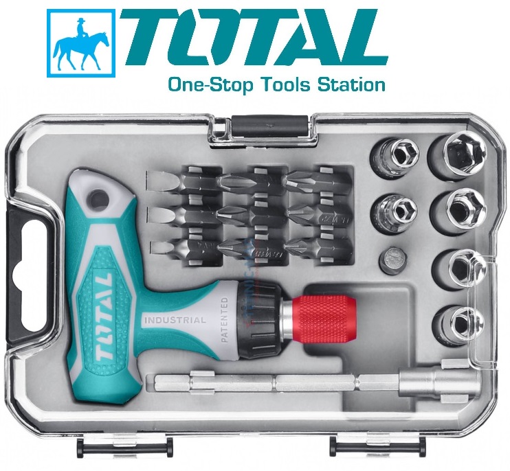 Bộ 24 tuốc nơ vít tay cầm chữ T INGCO HKSDB0188 TACSD30186