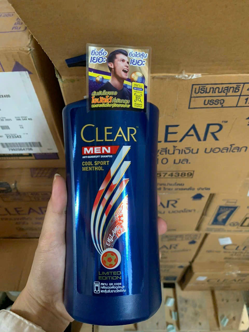 [HCM]Dầu Gội Clear Men bạc hà Thái Lan 410ml