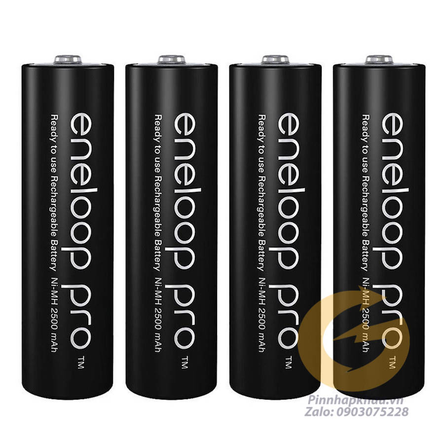 [PAA1] Pin sạc AA Panasonic Eneloop Pro 2500mah 1.2v sạc đầy 1.5v