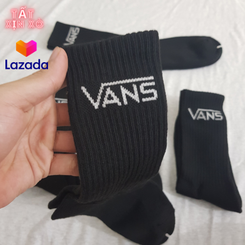 Tất Thể Thao Vans cao cổ ( Màu Đen )