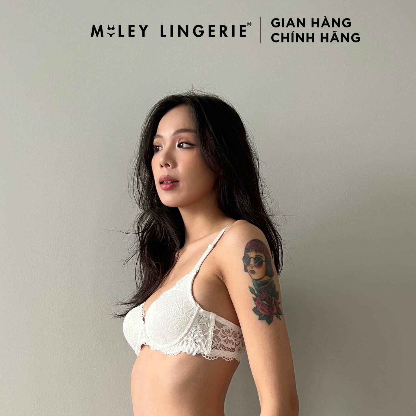 Miley Lingerie Soft Lace Bra