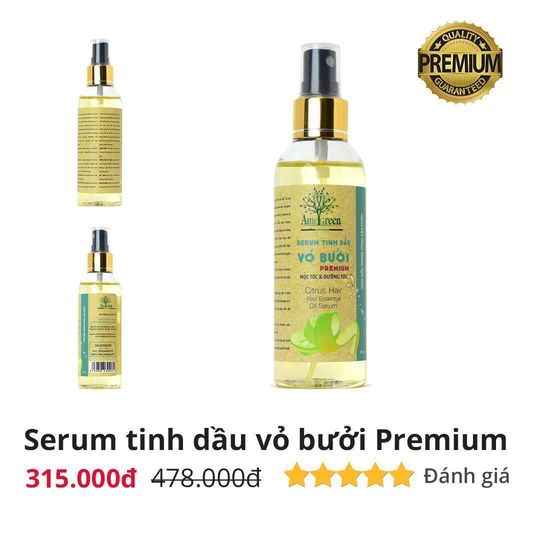 [HCM]Serum Tinh Dầu Vỏ Bưởi AmeGreen (100ml) – Premium