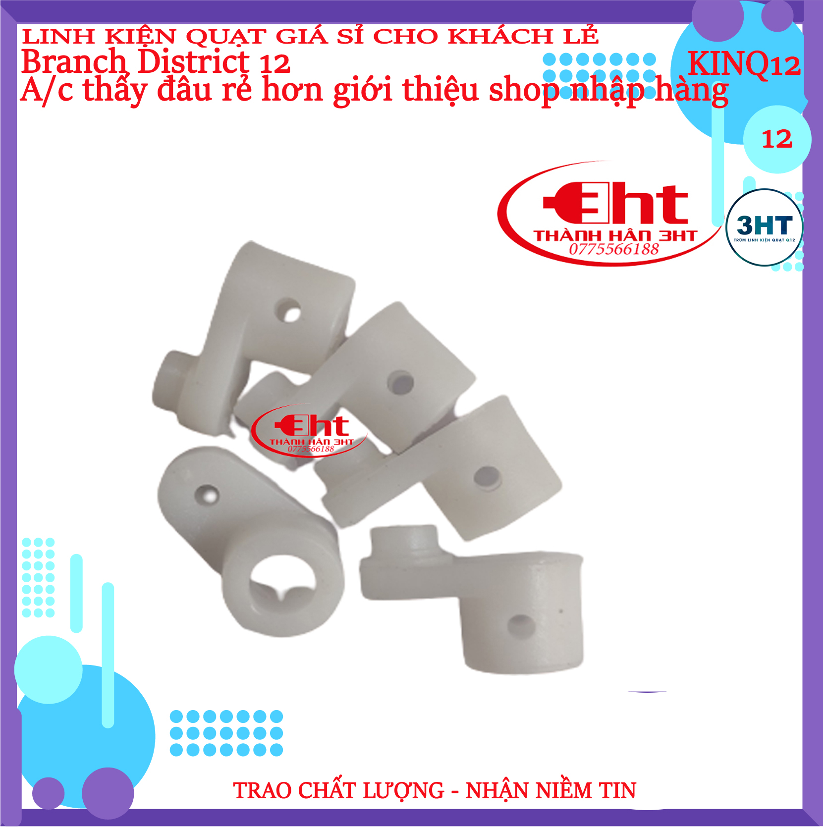 Gù quạt cho nhông đảo - quạt treo