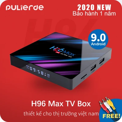 [Hot Deal][Hộp TV thông minh]Sản phẩm mới H96MAX tivi box android 9.0 2GB RAM 16GB ROM 4GB RAM 32GB ROM 64GB 5GHz WIFI Hỗ trợ Bluetooth 4K smart tv box
