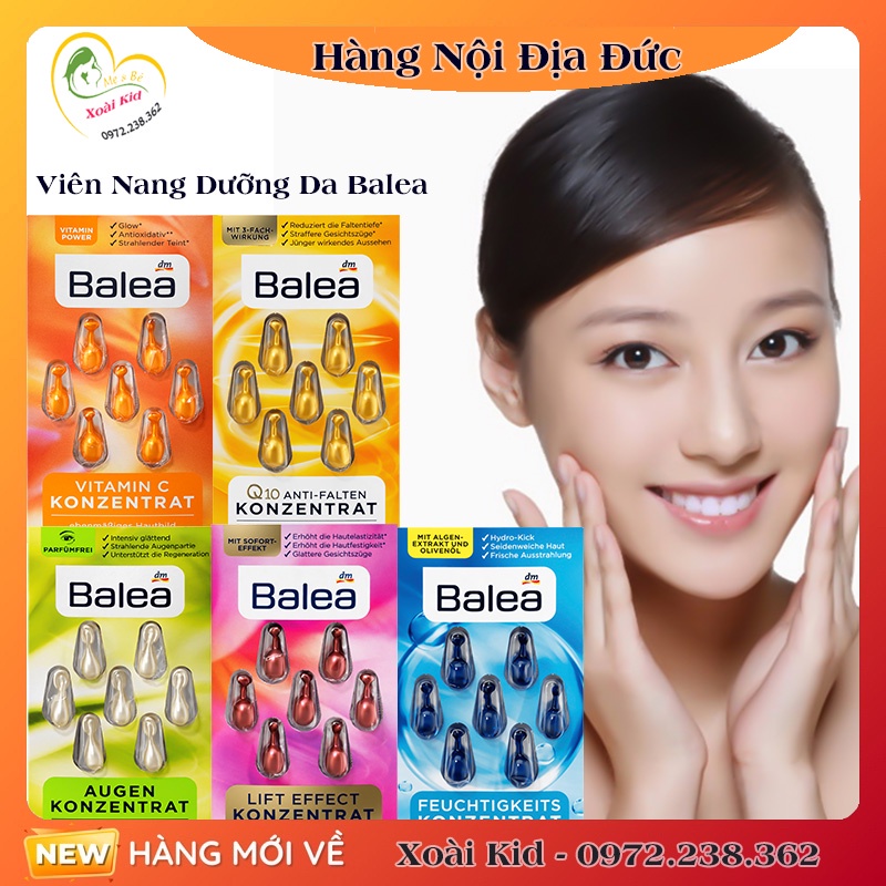 Viên nang dưỡng da Balea Đức
