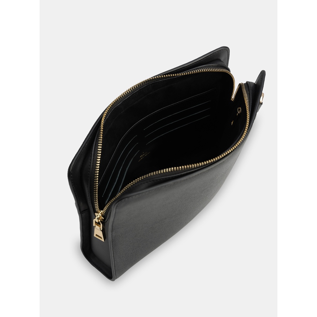 Ví Clutch Jacques Pouch Da Bò Epsom Thương Hiệu Frank