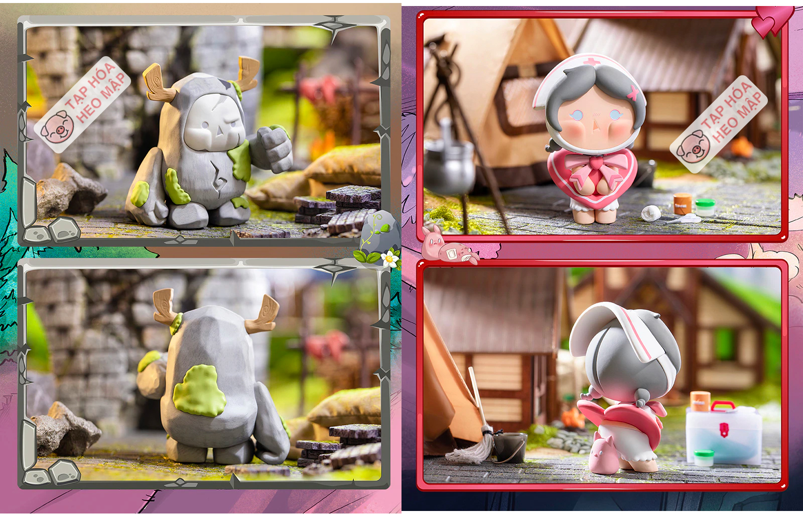 [Sẵn hàng Blind Box - Hộp Mù] Mô hình hiệp sĩ HERO EXPEDITION ★TạpHóaHeoMập★