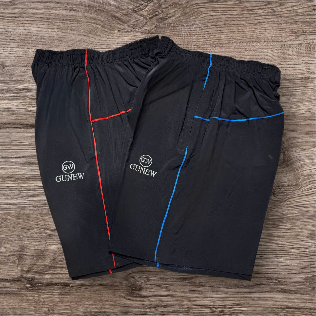 Combo quần đùi nam Gunew mẫu short vải dù gió siêu nhẹ, thoáng mát vận động thoải mái