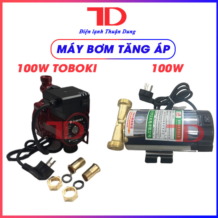MÁY BƠM TĂNG ÁP 100W - ĐIỆN LẠNH THUẬN DUNG