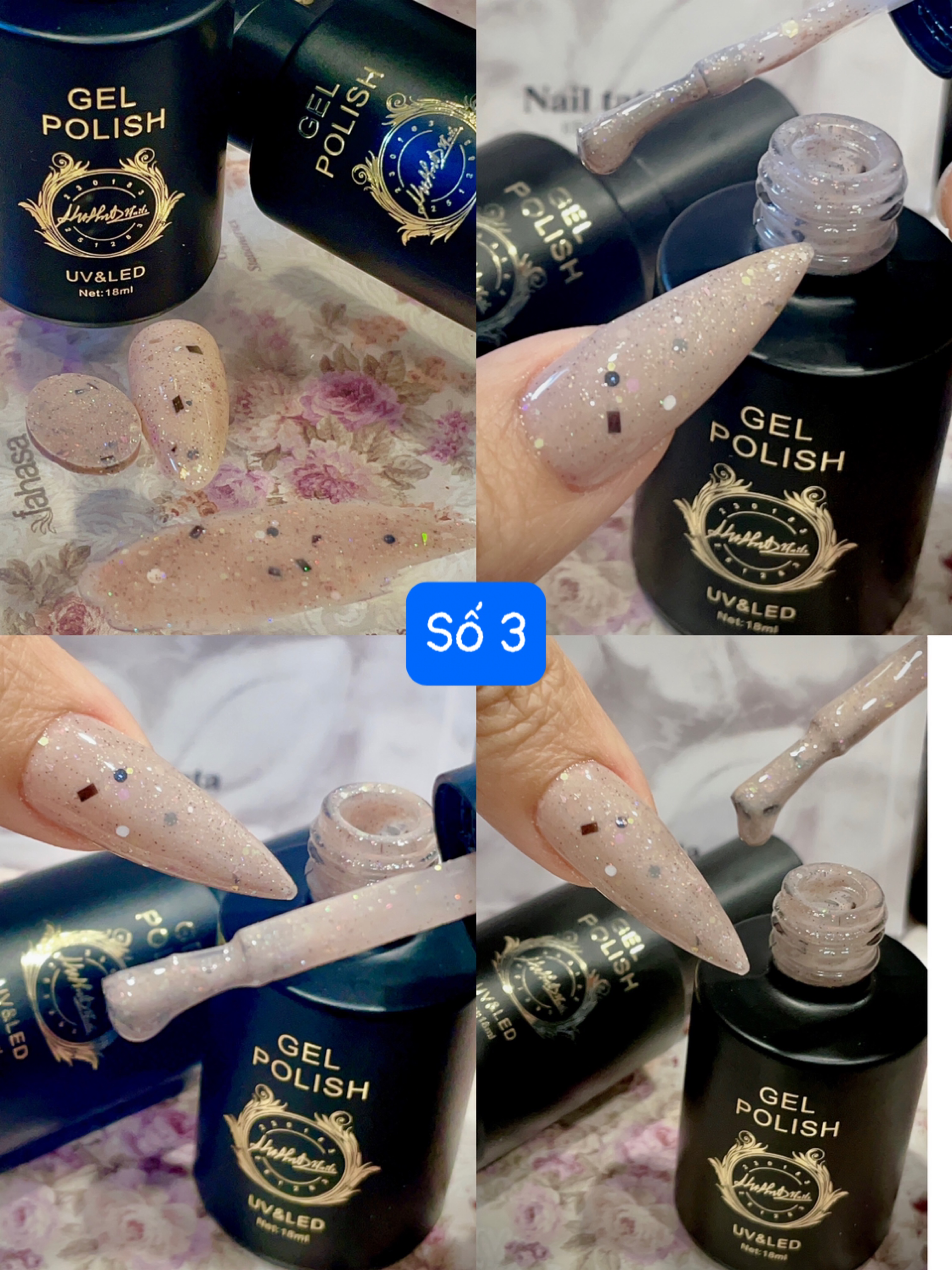 Sơn gel thạch cát ,Top thạch cát ( lẻ 1 chai 12ml)