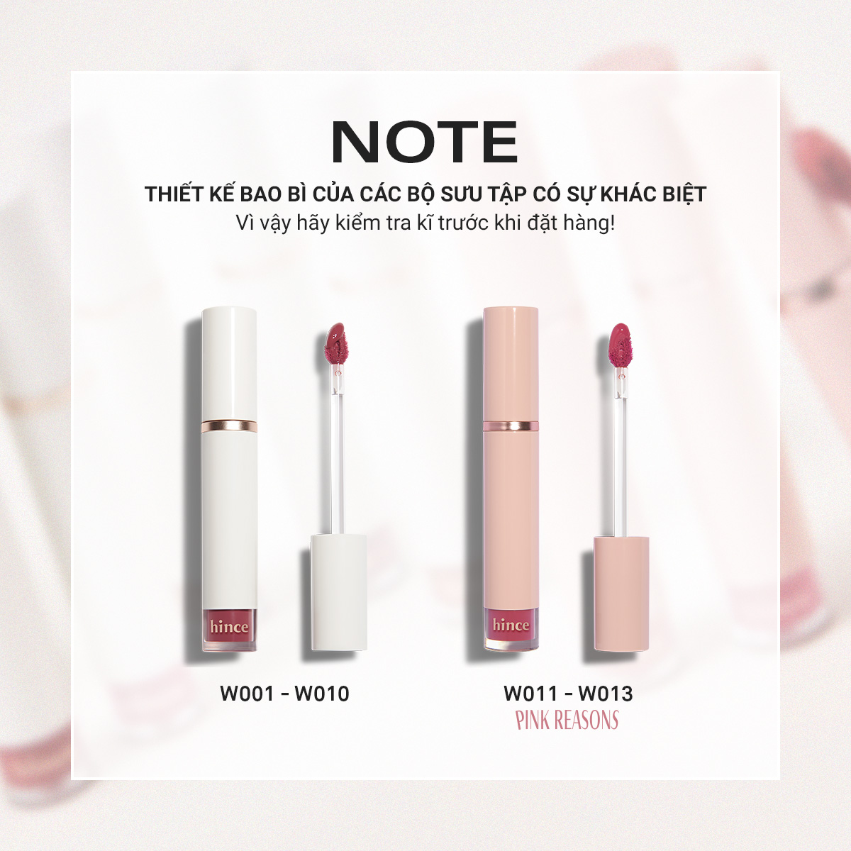 Son tint bóng mỏng nhẹ lâu trôi hince Mood Enhancer Water Liquid Glow 4ml