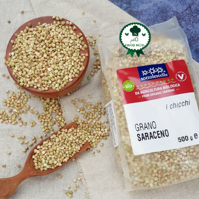 Hạt Kiều Mạch Hữu Cơ Sottolestelle Organic Buckwheat