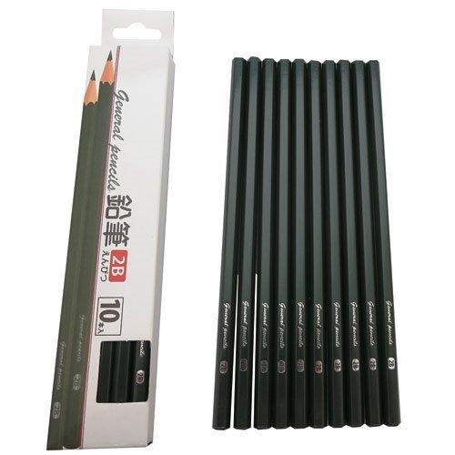 Set 10 bút chì mềm 2B Hàng Nhật Nội Địa