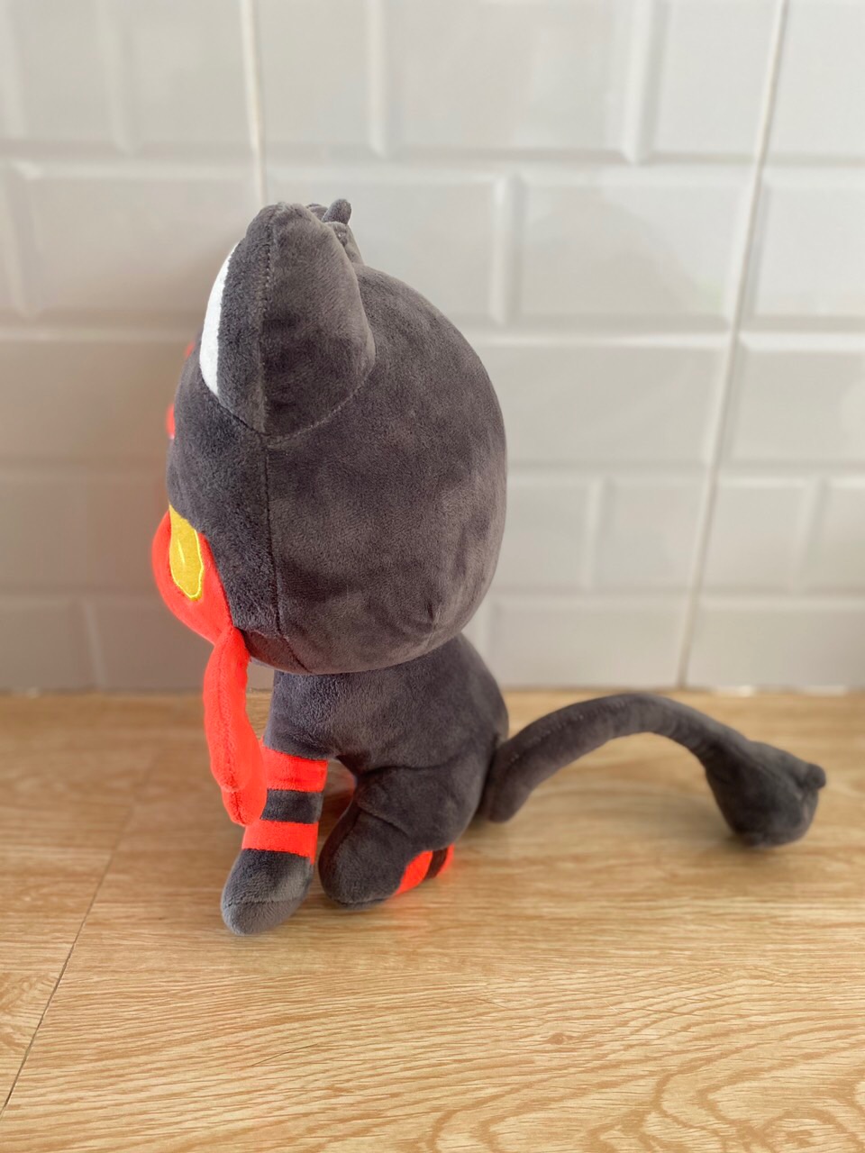 [HCM]Gấu bông pokemon mèo đen Litten size to