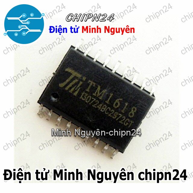 [2 con] (ST) IC Dán TM1618 SOP-18 Hàng Tốt (SMD) - HH003476