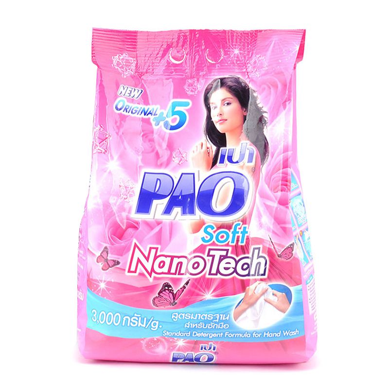 [HCM]Bột Giặt Pao 2.7kg Thái Lan (Màu Hồng)