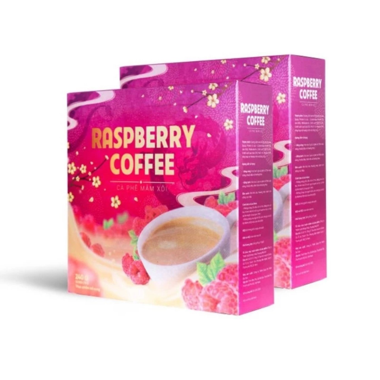 Cà Phê Mâm Xôi Giảm Cân Raspberry Coffee (Hộp 15 Gói)