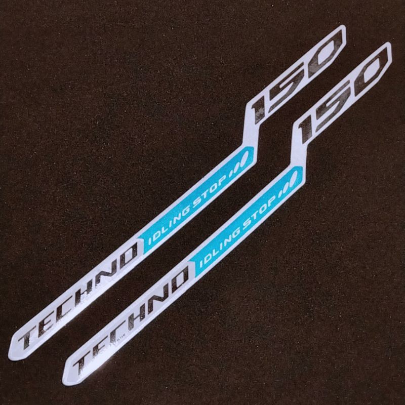 [GIÁ 1TEM] Tem decal dán chữ TECHNO IDLING STOP 150 cho xe Vario