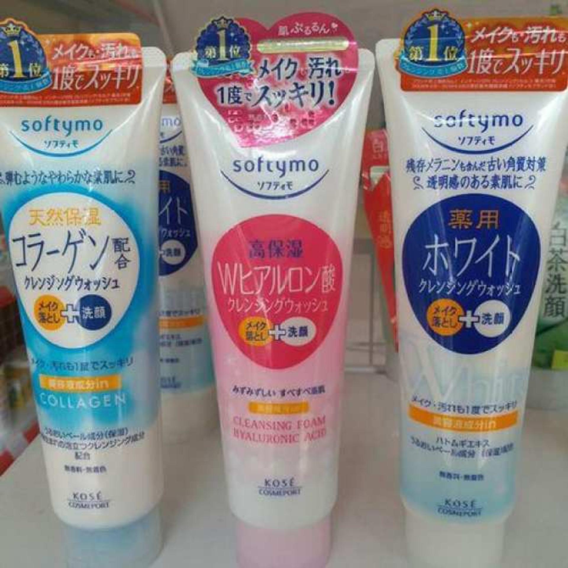 Sữa rửa mặt Trắng da Kosé Softymo Cleansing Foam White 190g