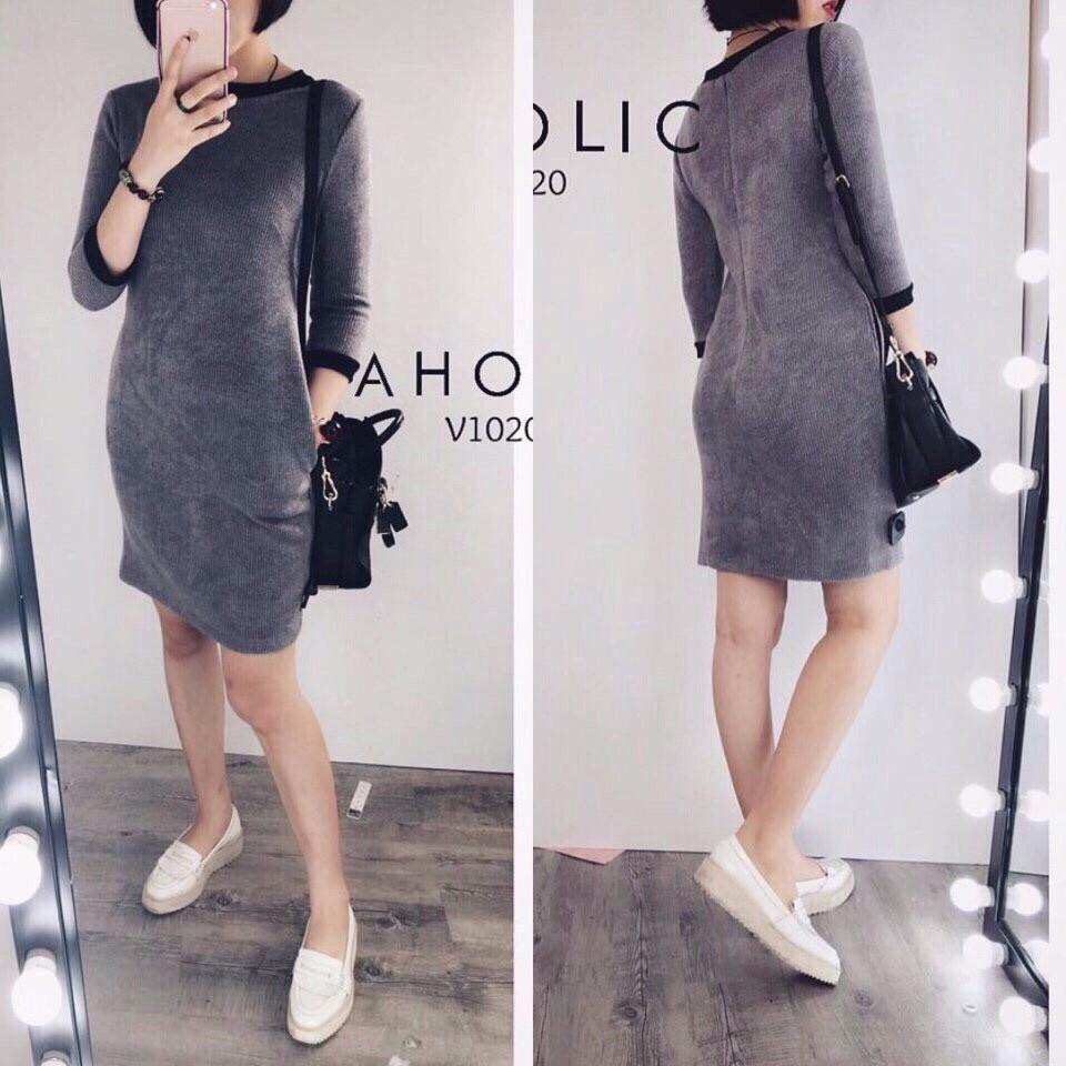 Váy len kim tuyến topshop