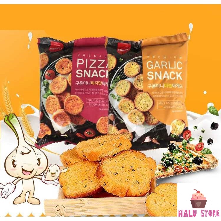 [HCM][Siêu Ngon] Snack bánh mì SAMLIP gói 120gram - Hàn Quốc ????
