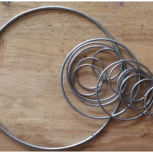 Vòng sắt làm dreamcatcher