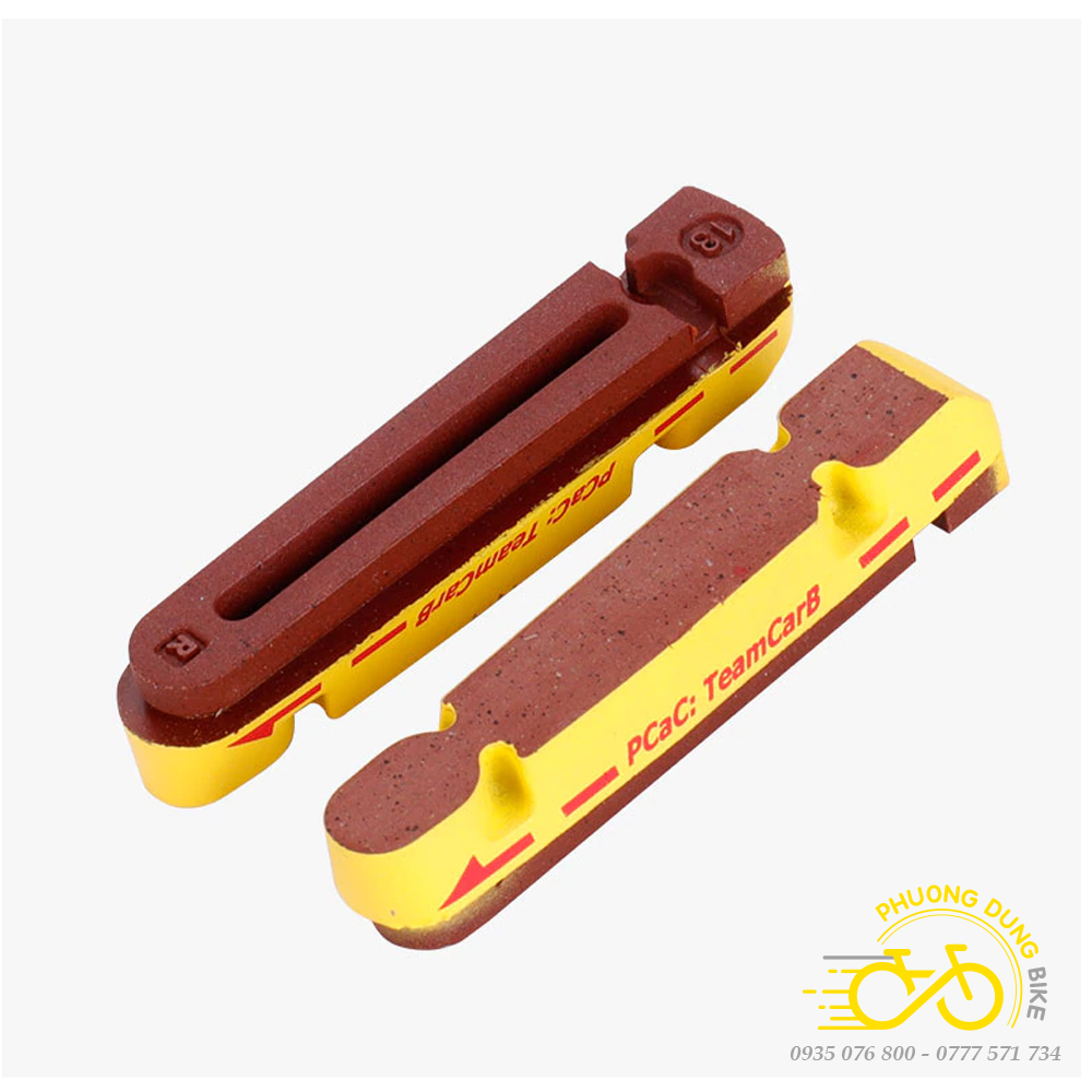 Cặp gôm phanh cho xe đạp road Carbon TeamCarb - 2 gôm phanh