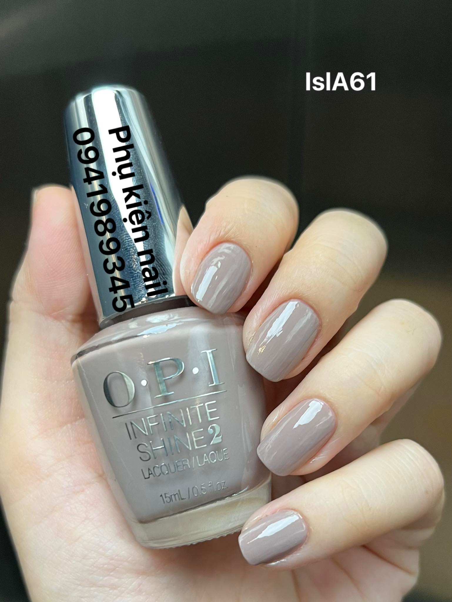 Sơn Gel Lạnh Sơn Nắp Bạc Siêu Bóng (ISLA61)